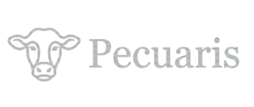Logotipo pecuaris coloração branca