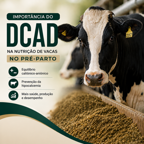 Importância do DCAD na nutrição de vacas no pré-parto e como essa estratégia previne distúrbios metabólicos